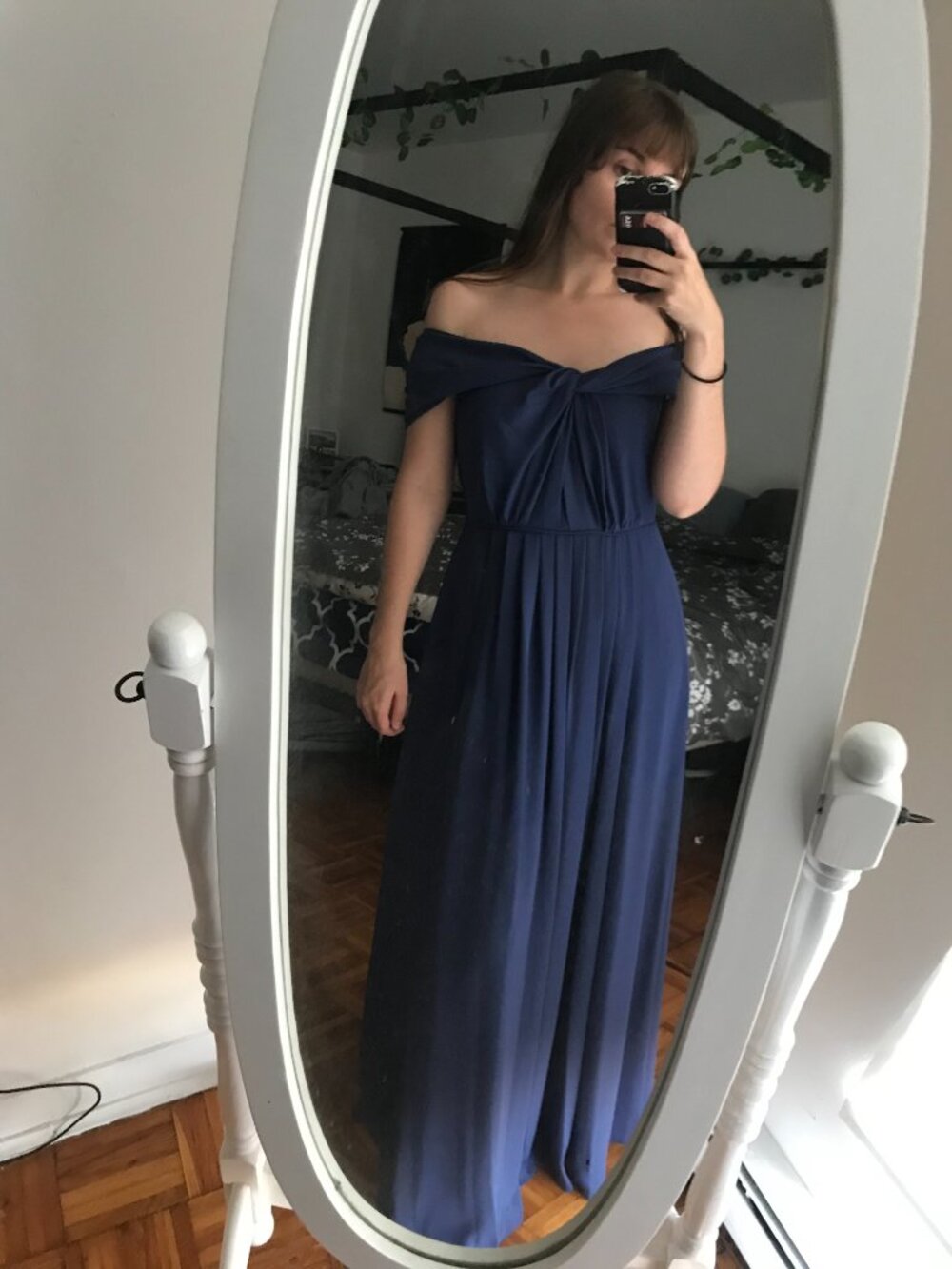 Gal Meets Glam Floor-Length Wedding Guest / Bridesmaid Dress